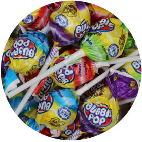 Bubble Gum Lollipops