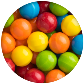 Assorted Colors Hard Candies