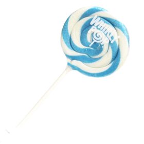 Blue and White Whirly Pop (1.5 oz)