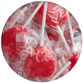 Heart Lollipops