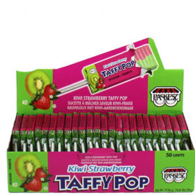 Kiwi Strawberry Taffy Pop
