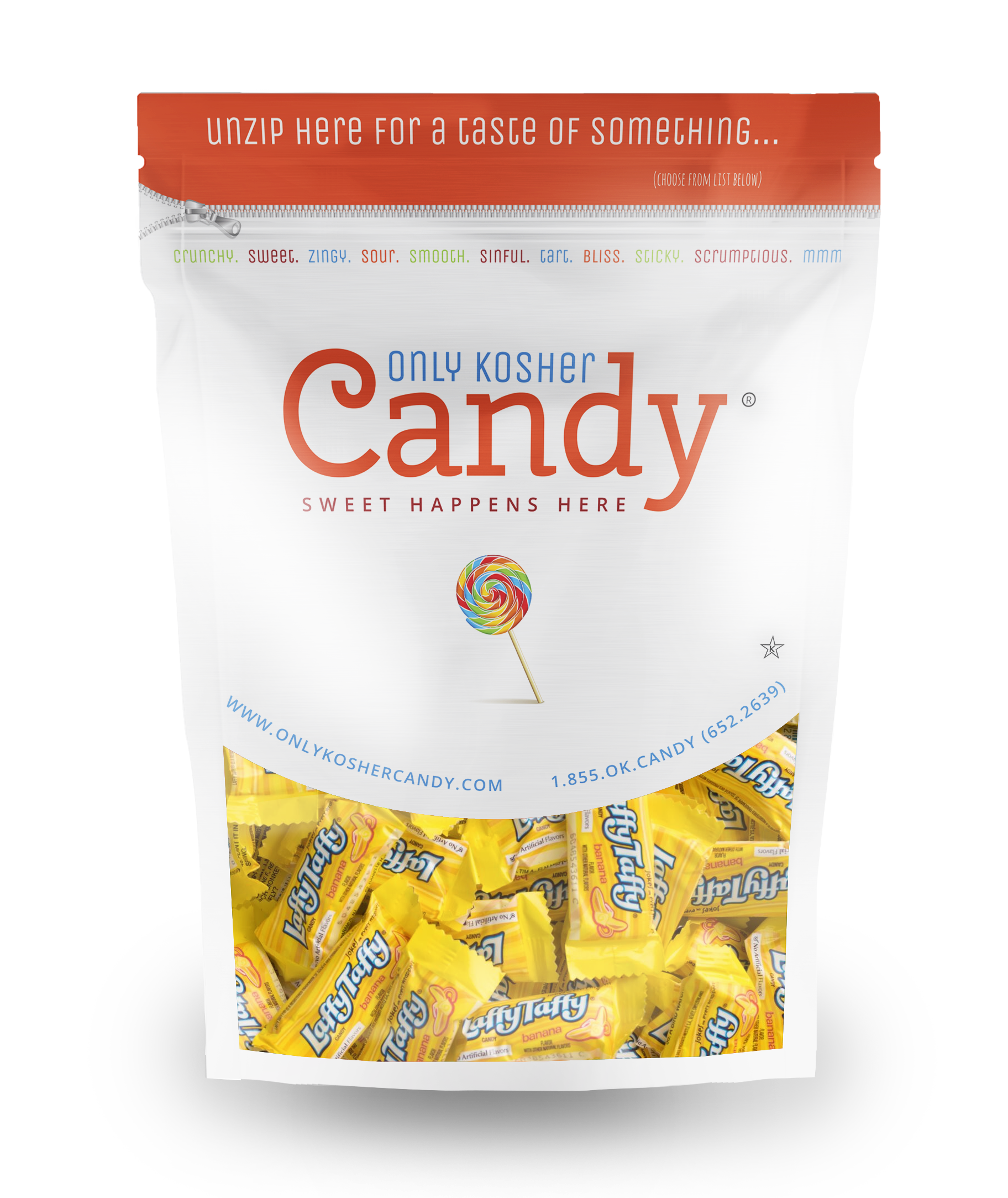 Banana Laffy Taffy Only Kosher Candy