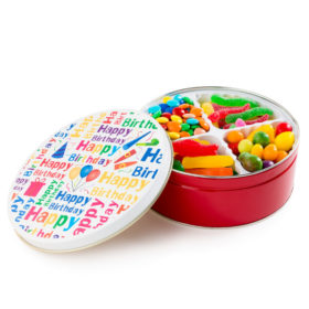 Birthday Gift Tin - Red