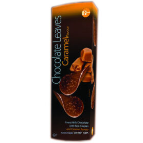 Caramel Milk Chocolate Leaves