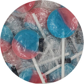 Cotton Candy Lollipops