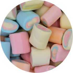 Rainbow Layered Marshmallows - 1.25 lb