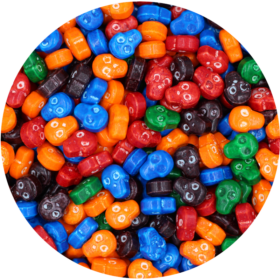 Skulls Coated Pressed Candies