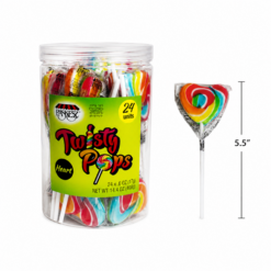 Twisty Heart Pops