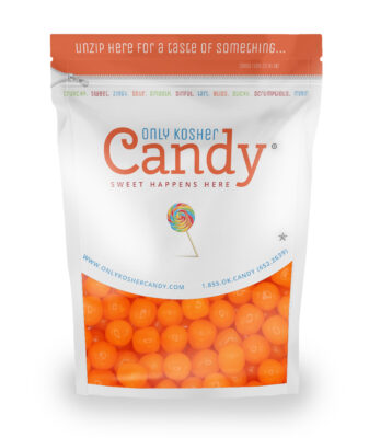 Orange SourBalls Candy Bag