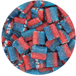 Sour Strawberry & Raspberry Cubes