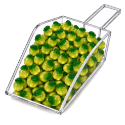 3D Green Apple Gummies